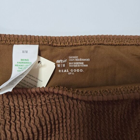 Aerie Cheekiest Bikini Bottom Medium Brown - Picture 4 of 5